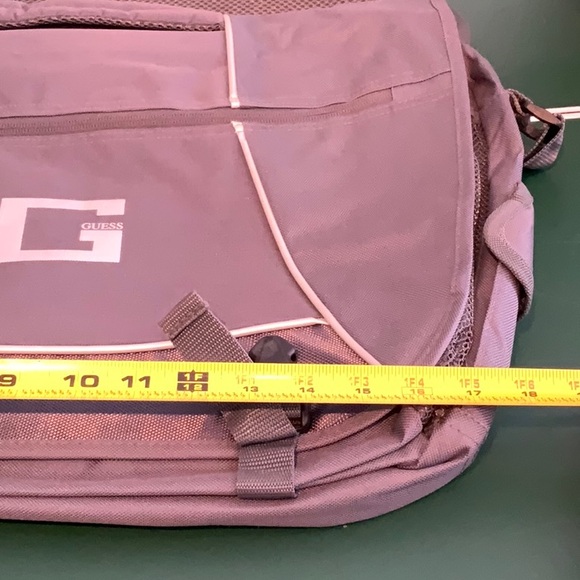 Guess Gray And White Messenger Bag - Picture 6 of 8